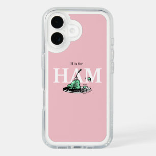 "H is for HAM" Alphabet Design iPhone 16 Case