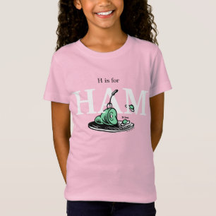 "H is for HAM"   Alphabet Design T-Shirt