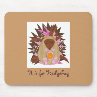 H is for Hedgehog Mouse Pad