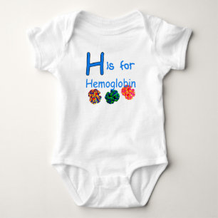 H is for Hemoglobin Baby Bodysuit