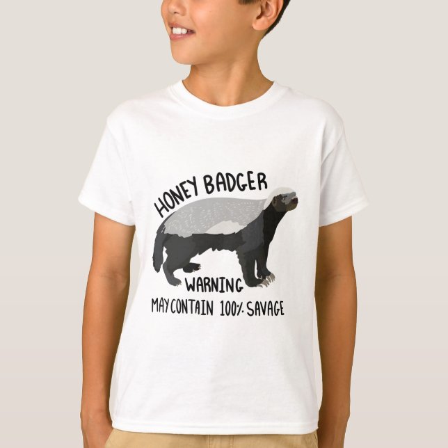 H is for Honey Badger T-Shirt (Front)