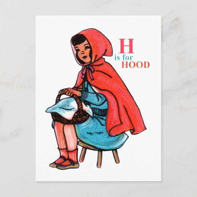 'H' is for Hood Postcard (Front)