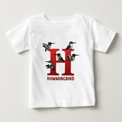 H is for Hummingbird Baby T-Shirt