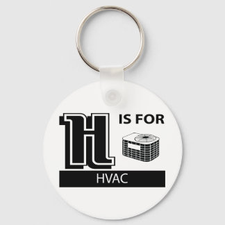 H Is For HVAC Keychain