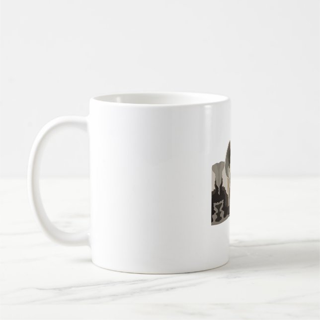 H is for Hyena Coffee Mug (Left)