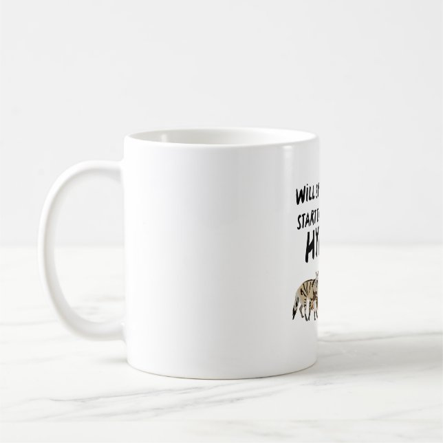H is for Hyena Coffee Mug (Left)