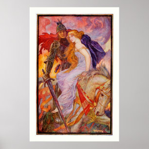 H J Ford Vintage Illustration Poster