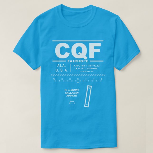 H. L. Sonny Callahan Airport CQF T-Shirt (Design Front)
