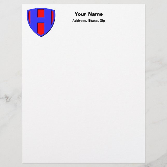 H LETTERHEAD (Front)