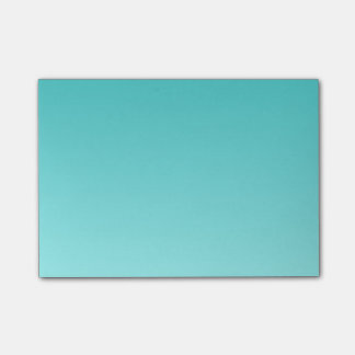 H Linear Gradient - Turquoise to Light Cyan Post-it Notes