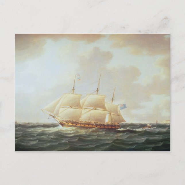 H.M.S. Minerva Postcard (Front)