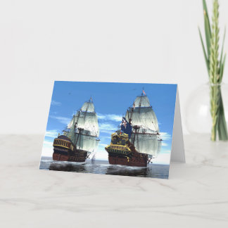 H M S Prince William and Escort Card