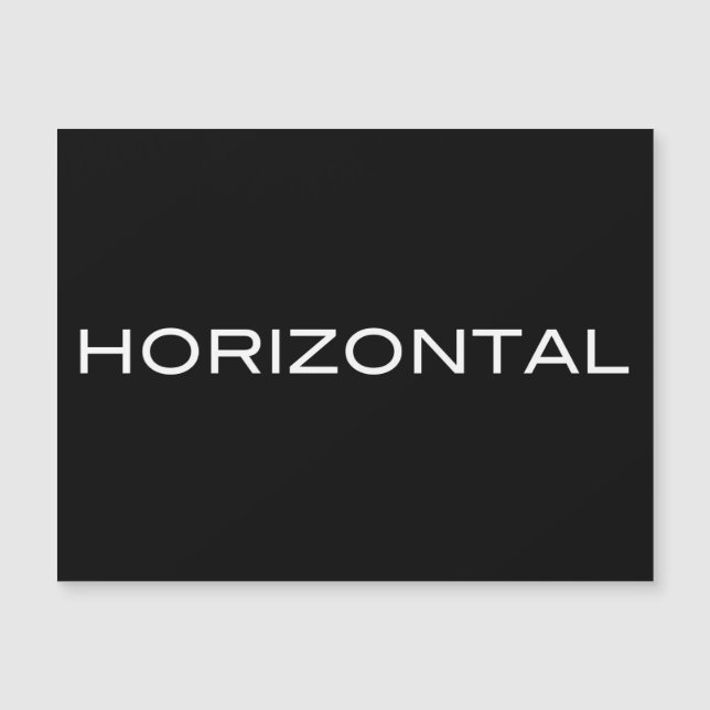 H MAGNETIC CARD (Front)