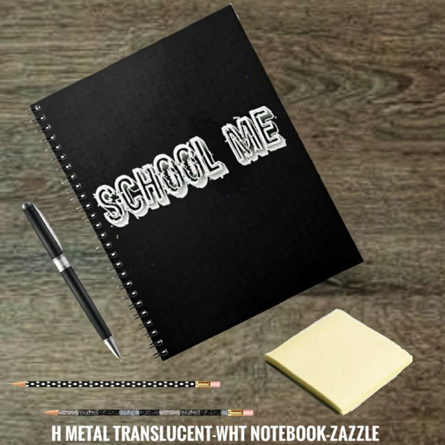 H. Metal Translucent-Wht Notebook (Creator Uploaded)