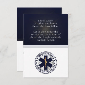 H.O.N.O.R. Card Flat