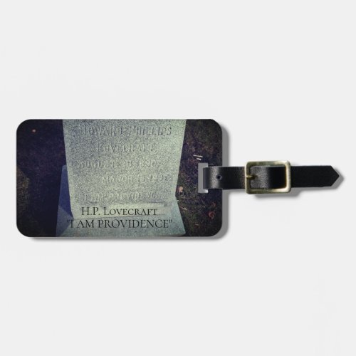 HP Lovecraft Final Resting Place _ Providence RI Luggage Tag