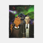 H.P. Lovecraft &amp; Mi-Go Lovecraftian Gothic blanket