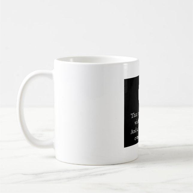 H.P. Lovecraft Necronomicon Mythos Call of Cthulhu Coffee Mug (Left)