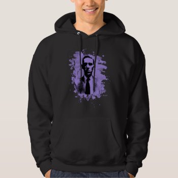 H. P. Lovecraft Tribute (violet) Hoodie by andersARTshop at Zazzle