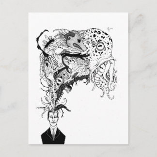 H.P. Lovecraft's monsters Postcard