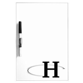 H Ring Dry Erase Board