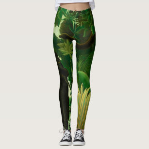 Snake Skin Neon Green Lucy Animal Printed Leggings Yoga Pants