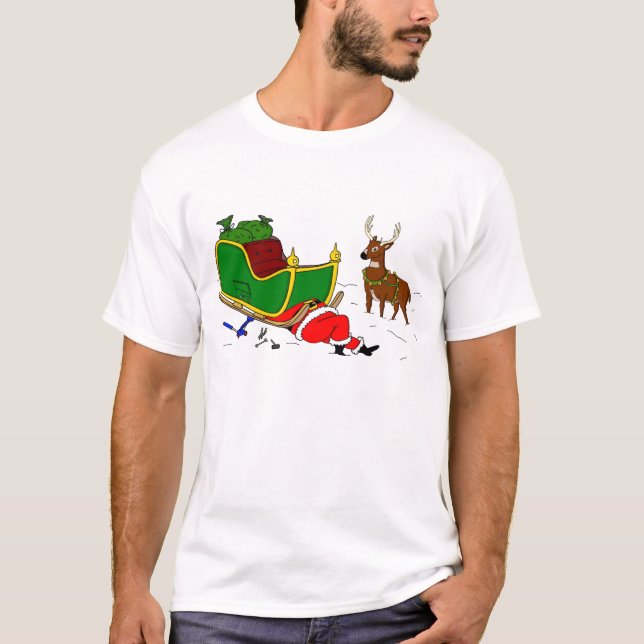 h Santa's sleigh T-Shirt (Front)