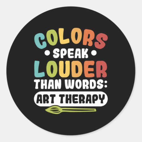 H Therapist Therapy Job Profession Classic Round Sticker