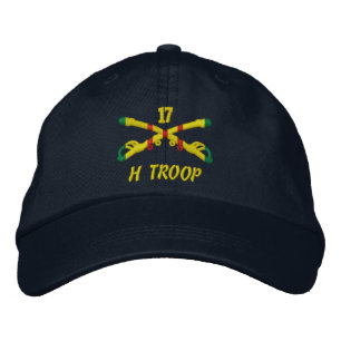 H Troop, 17th Cavalry Embroidered Hat