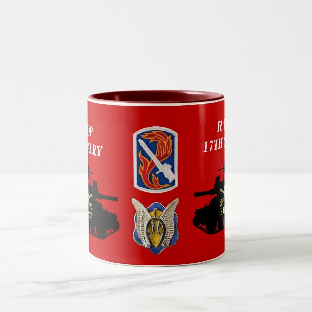 H Troop, 17th Cavalry M551 Sheridan Mug (Center)