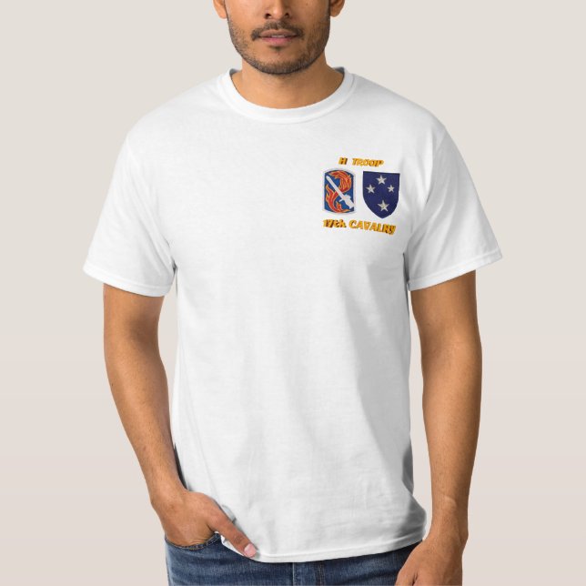 H Troop 17th Cavalry VSR M551 Sheridan Shirt (Front)