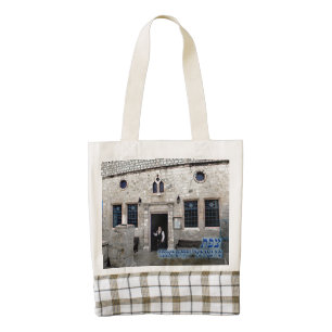 Ha-Ari Ashkenazi Shul - Tzfat Zazzle HEART Tote Bag