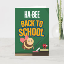 HA-BEE BACK TO SCHOOL Card