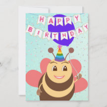 HA-BEE BIRTHDAY Card