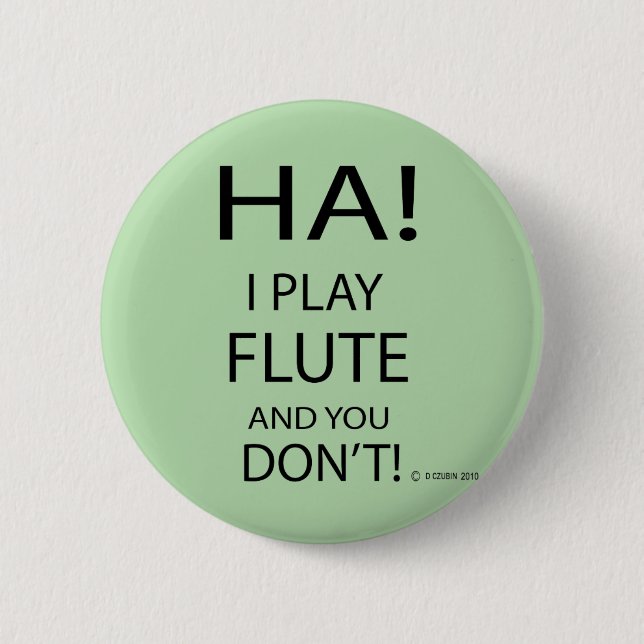 Ha Flute Button (Front)