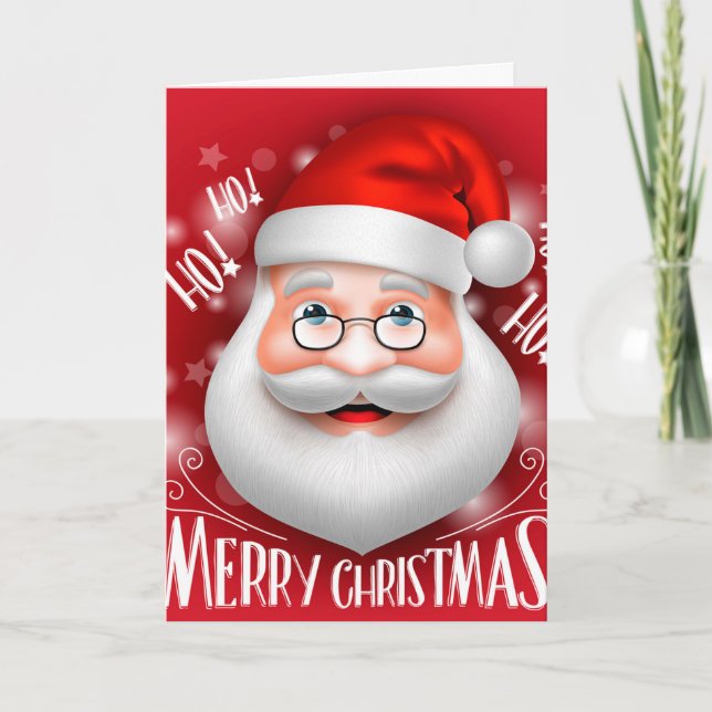 Ha Ha Merry Christmas Holiday Card (Front)