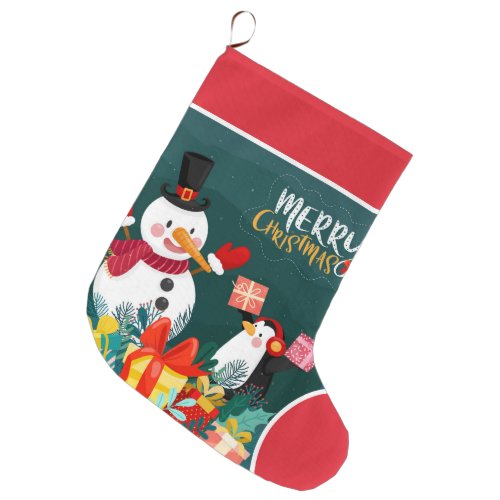 Ha Ha Merry Christmas Large Christmas Stocking