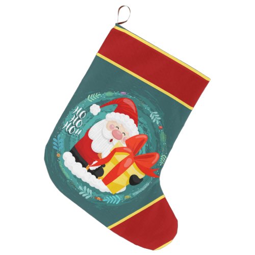 Ha Ha Merry Christmas Large Christmas Stocking