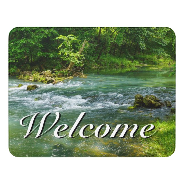 Ha Ha Tonka Rapids Welcome Door Sign (Contemporary Front)