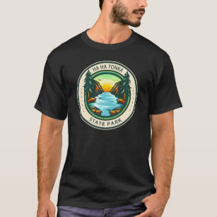 Ha Ha Tonka State Park Missouri Badge T-Shirt