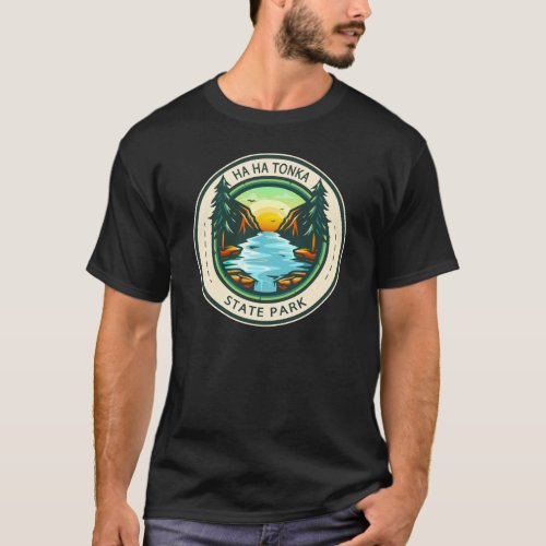 Ha Ha Tonka State Park Missouri Badge T_Shirt