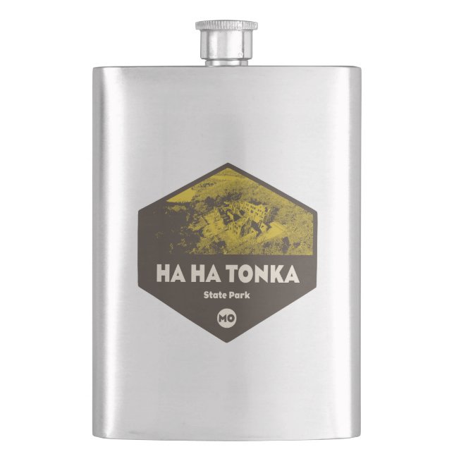 Ha Ha Tonka State Park Missouri Flask (Front)