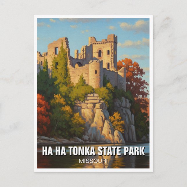 Ha Ha Tonka State Park Missouri Travel Postcard (Front)