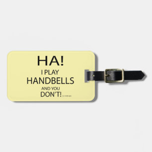 Ha Handbells Luggage Tag