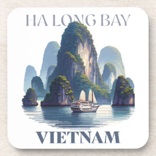Ha Long Bay Vietnam Beverage Coaster