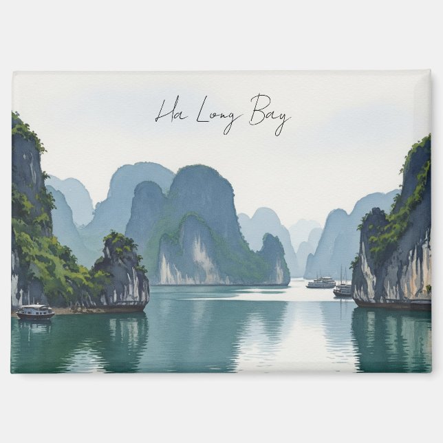 Ha Long Bay Vietnam Magnet (Front)