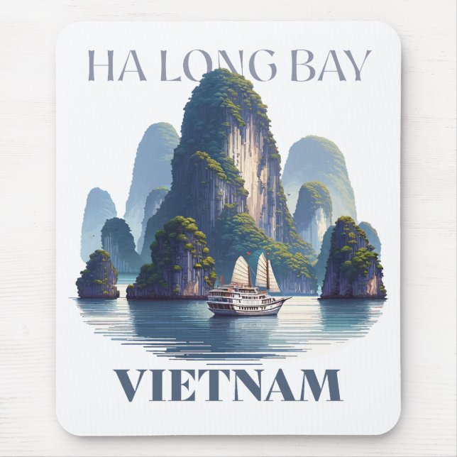 Ha Long Bay Vietnam Mouse Pad (Front)
