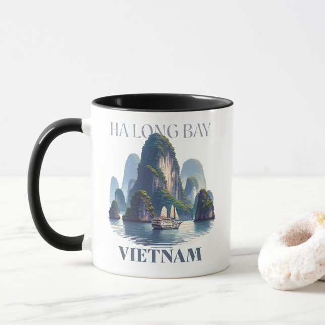 Ha Long Bay Vietnam Mug (With Donut)