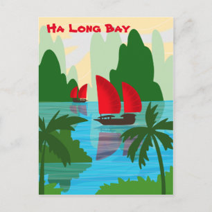 Ha Long Bay, Vietnam Postcard