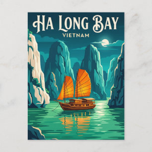 Ha Long Bay Vietnam Postcard